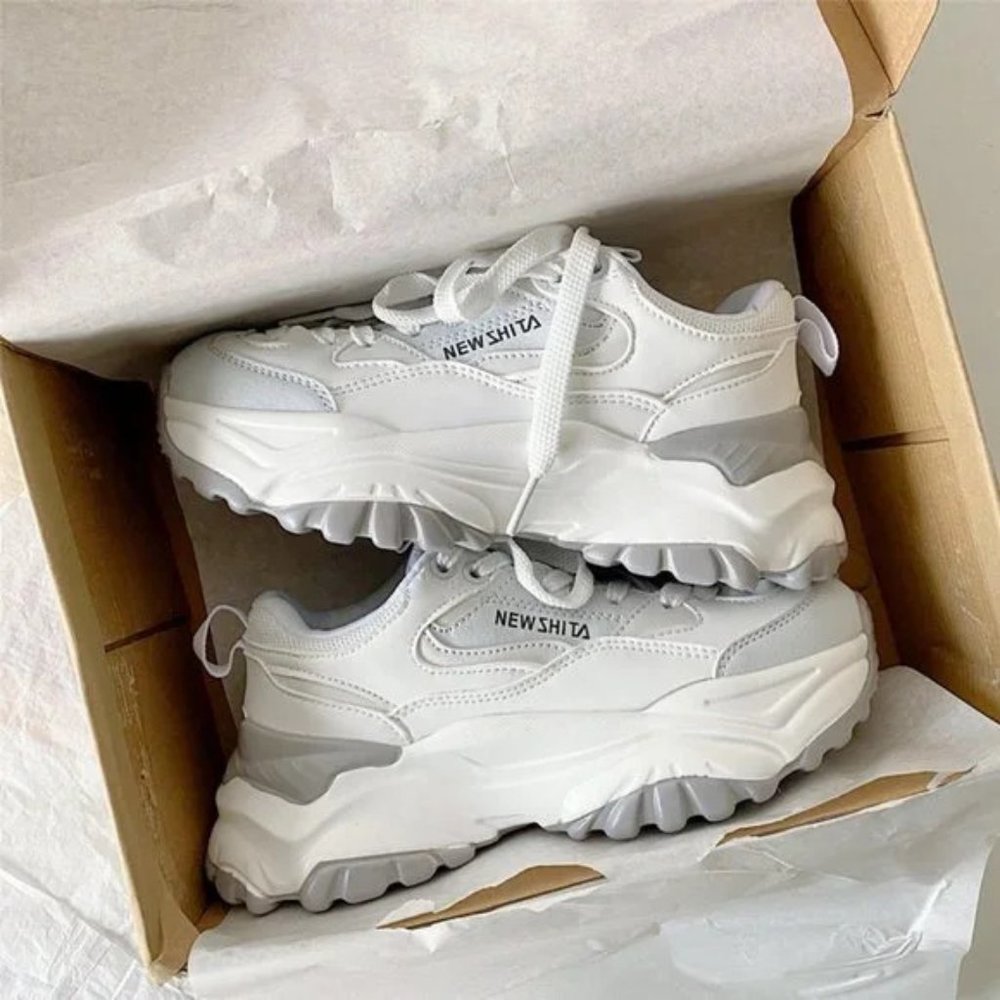 Daddy's shoes platform height-enhancing sneakers - Picture 4 of 4